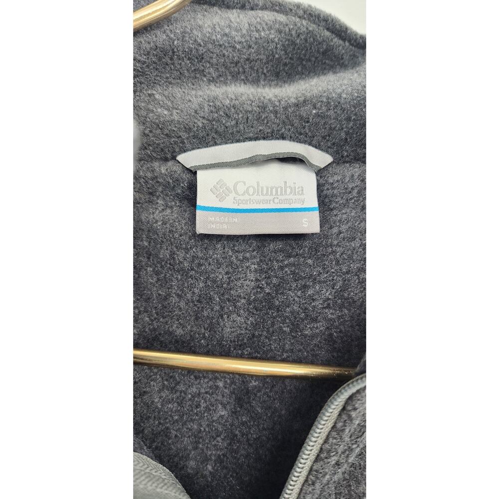 New‎ NWT Columbia Mount Grant Fleece Full Zip Dark Grey Size Small - Picture 6 of 7